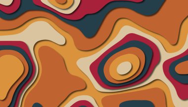 Soyut kağıt oyma şablonu arka plan, kitap kapağı için