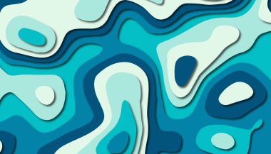 Soyut kağıt oyma şablonu arka plan, kitap kapağı için