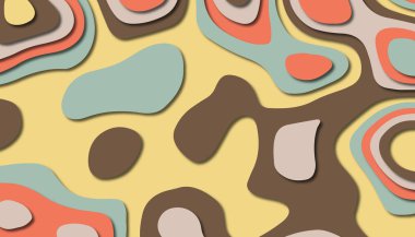 Soyut kağıt oyma şablonu arka plan, kitap kapağı için