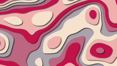 Soyut kağıt oyma şablonu arka plan, kitap kapağı için