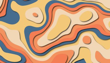 Soyut kağıt oyma şablonu arka plan, kitap kapağı için