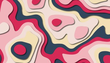 Soyut kağıt oyma şablonu arka plan, kitap kapağı için