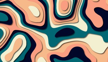 Soyut kağıt oyma şablonu arka plan, kitap kapağı için