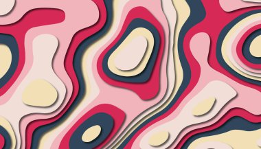 Soyut kağıt oyma şablonu arka plan, kitap kapağı için