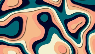 Soyut kağıt oyma şablonu arka plan, kitap kapağı için