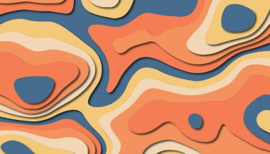 Soyut kağıt oyma şablonu arka plan, kitap kapağı için