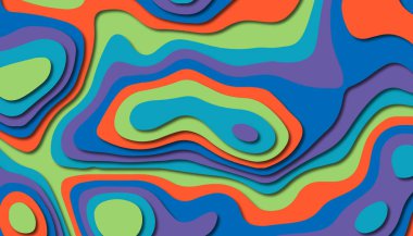 Soyut kağıt oyma şablonu arka plan, kitap kapağı için