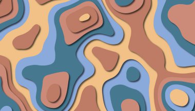 Soyut kağıt oyma şablonu arka plan, kitap kapağı için