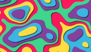 Soyut kağıt oyma şablonu arka plan, kitap kapağı için