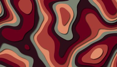 Soyut kağıt oyma şablonu arka plan, kitap kapağı için