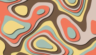 Soyut kağıt oyma şablonu arka plan, kitap kapağı için