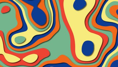 Soyut kağıt oyma şablonu arka plan, kitap kapağı için