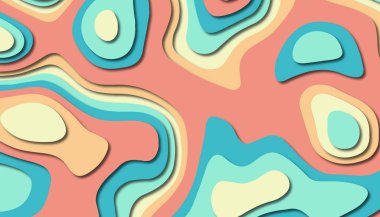 Soyut kağıt oyma şablonu arka plan, kitap kapağı için