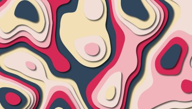 Soyut kağıt oyma şablonu arka plan, kitap kapağı için