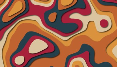 Soyut kağıt oyma şablonu arka plan, kitap kapağı için