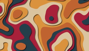 Soyut kağıt oyma şablonu arka plan, kitap kapağı için