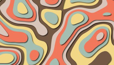 Soyut kağıt oyma şablonu arka plan, kitap kapağı için