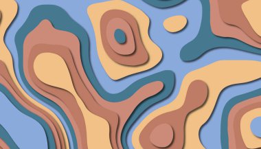 Soyut kağıt oyma şablonu arka plan, kitap kapağı için