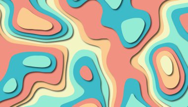 Soyut kağıt oyma şablonu arka plan, kitap kapağı için