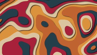 Soyut kağıt oyma şablonu arka plan, kitap kapağı için