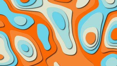 Soyut kağıt oyma şablonu arka plan, kitap kapağı için