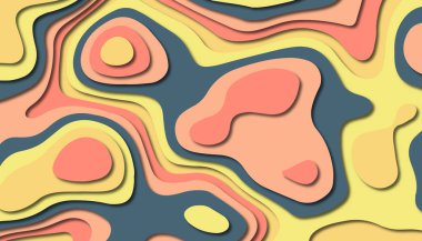 Soyut kağıt oyma şablonu arka plan, kitap kapağı için