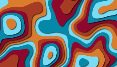 Soyut kağıt oyma şablonu arka plan, kitap kapağı için