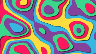 Soyut kağıt oyma şablonu arka plan, kitap kapağı için