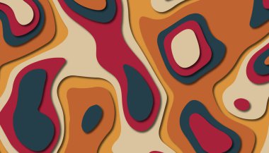 Soyut kağıt oyma şablonu arka plan, kitap kapağı için