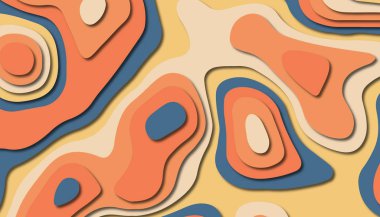 Soyut kağıt oyma şablonu arka plan, kitap kapağı için