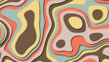 Soyut kağıt oyma şablonu arka plan, kitap kapağı için