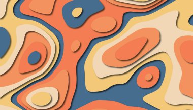 Soyut kağıt oyma şablonu arka plan, kitap kapağı için