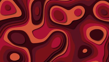 Soyut kağıt oyma şablonu arka plan, kitap kapağı için