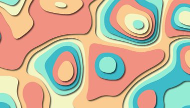 Soyut kağıt oyma şablonu arka plan, kitap kapağı için