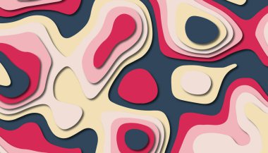 Soyut kağıt oyma şablonu arka plan, kitap kapağı için