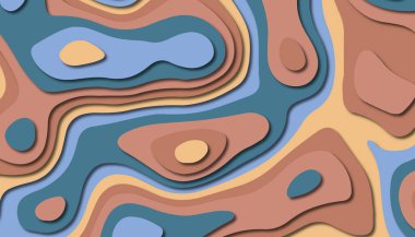 Soyut kağıt oyma şablonu arka plan, kitap kapağı için