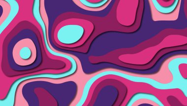 Soyut kağıt oyma şablonu arka plan, kitap kapağı için