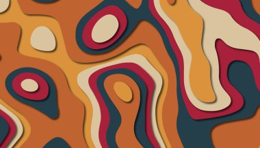 Soyut kağıt oyma şablonu arka plan, kitap kapağı için