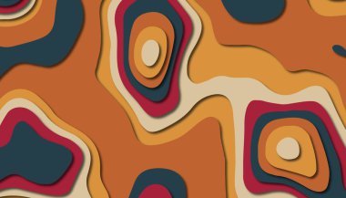 Soyut kağıt oyma şablonu arka plan, kitap kapağı için