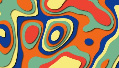 Soyut kağıt oyma şablonu arka plan, kitap kapağı için