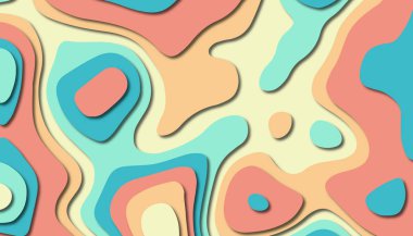 Soyut kağıt oyma şablonu arka plan, kitap kapağı için