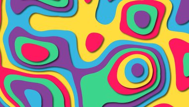 Soyut kağıt oyma şablonu arka plan, kitap kapağı için