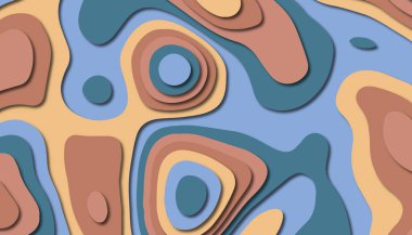 Soyut kağıt oyma şablonu arka plan, kitap kapağı için