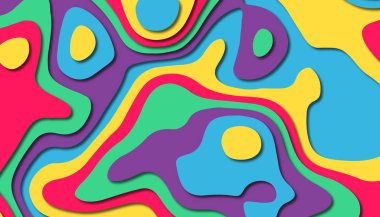 Soyut kağıt oyma şablonu arka plan, kitap kapağı için