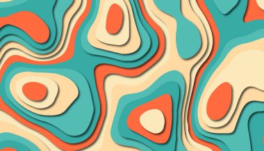 Soyut kağıt oyma şablonu arka plan, kitap kapağı için