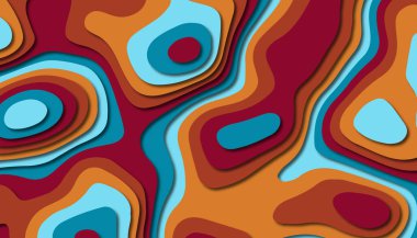 Soyut kağıt oyma şablonu arka plan, kitap kapağı için