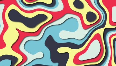 Soyut kağıt oyma şablonu arka plan, kitap kapağı için