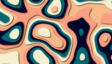 Soyut kağıt oyma şablonu arka plan, kitap kapağı için