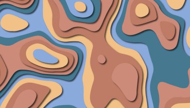 Soyut kağıt oyma şablonu arka plan, kitap kapağı için