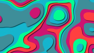 Soyut kağıt oyma şablonu arka plan, kitap kapağı için